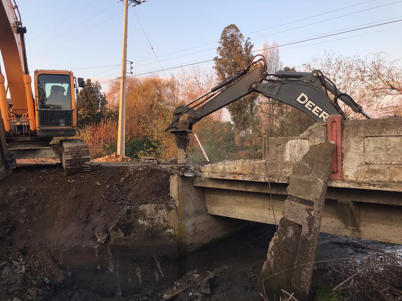 MOP remplazará antiguo puente en el sector La Posada de Linares